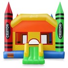 Crayon Theme Bounce House Jumper Castle Bouncer Inflatable With Blower