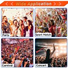 Collapsible Stadium Horn 24 Inch Vuvuzela Plastic Trumpet Blow Red