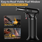 Butane Torch  Refillable Soldering Torch With Visible Fuel Window