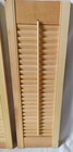 32  Tall X 20  Wide Wood Interior Louvered Plantation Window Shutters  A