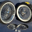 Dna Mammoth 52 Spoke Chrome Wheels 2 Rotors Pulley Tire Harley 08-23 Deluxe