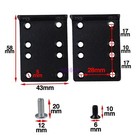 New Cisco Rack Mount Bracket Kit Hard Ears For Sf500 Sg500 Sg500x Switch  us