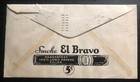 1934 Montreal Canada Advertising Window Cover Smoke El Bravo Tobacco