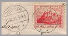Luxembourg Diekirch - 1925 1f Red Vianden - Sole Use On Cover - Upu-rate To Usa