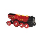 Brio Mighty Red Action Locomotive     Battery Powered Train With Lights   Sounds