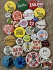 Large Pin Collection Lot Of Souvenir Lapel Hat Pins Buttons Pinbacks