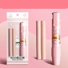 Cartoon Pencil Eraser Pen Press Type Replaceable Rubber Core Kids Students Gift