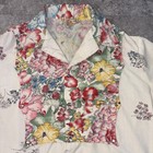 Vintage Larry Mahan Cowboy Collection Men   s L Pearl Snap 70s Floral Multi-panel