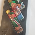 Lot Of 5 Camel Joe Christmas Band Cricket Lighters