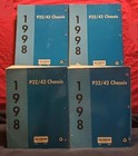 1998 Gmc   Chevrolet P32 42 Chassis  Service Manuals  Set Of Four Volumes 