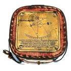 Vintage Brass Maritime Sextant Kelvin Hughes London 1917 With Leather Case