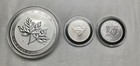 20 Oz Lot Of Royal Canadian Mint  999 Silver Commemorative Maples   Coins