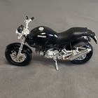 Vtg Maisto Ducati Monster Dark 1 18 Diecast Motorcycle Model Special Edition 