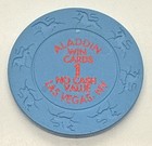 Aladdin Casino Las Vegas Nevada Win Cards 1 Chip Unicorn Poker Token