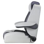 Northcaptain Reclining Pontoon Captain s Chair Bucket Seat light Grey charcoal