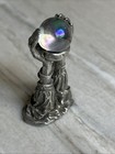 Gallo 1988 Pewter Undead Wizard Claw Hand Arm Crystal Ball Figurine