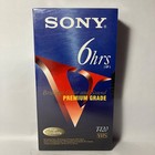 Sony T-120 Premium Grade Vhs Blank Video Tape   10 Pack Write N Swipe Sealed New