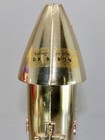Vtg 1957 Astro Mfg  Rocket Mechanical Metal Bank     Dx Boron Advertising     Berzac