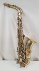 C  G  Conn New Wonder  virtuoso Deluxe  Eb Alto Saxophone Gold Plate  soldiers 