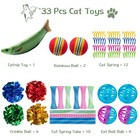 33-pack Cat Toys For Indoor Cats   Kittens  Interactive Cat Toy