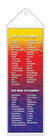 Books Of The Bible  Ribbon Bookmark 2 x7  Vinyl Sleevesunday School 66 Books
