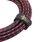 Clef Audio Labs Xlr Male To Xlr Female 5 Color Braided -20ft-5pk