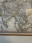 1812 Pierre Lapie Antique Map Of Asia    asie    Hand Colored Engraving  Framed
