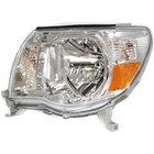 3pc Front Textured Bumper Cover Kit W  Headlight For Tacoma 05-11 To1000302c