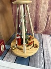 Vintage German Erzgebirgische Volkskunst Wooden Christmas Pyramid Nativity