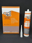 Cooltools All Purpose Caulk-seal 100  Silicone Sealant  10 Oz X6 Cartridge Clear