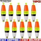 10pcs Fishing Bobbers Eva Foam Pear Shape Bass Freshwater Fishing For Bass Round
