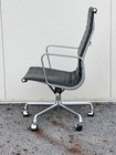 2012 Genuine Herman Miller Eames Aluminum Group Executive Chair In Black Leather