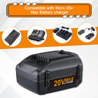 2pack For Worx 20v Max Extend Lithium Battery 8 0ah Wa3520 Wa3525 Wa3575 Wg155