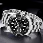 Men s Quartz Watch Stainless Steel 3atm Water Resistant Luminous Date Sports