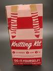 Vintage Do It Yourself Knitting Kit Makes One Leg Warmers Scarf Tie Nib
