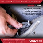 Olsa Tools Bolt Size Finder Keychain - 8-25mm   5 16 To 1   Metric   Sae 