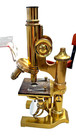 Leitz Wetzlar Antique Brass Scientific Microscope