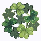  St  Patrick s Day Placemats Set Of 4  Round 15 rd Set Of 4 Green Clover 2