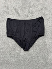 Lot Of 7 Vintage 90s Granny Panties Plus Size 12 5x Nylon Satin Sissy Goth Black