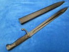 Original Ww1 German M1898 Butcher Bayonet   Scabbard Double Maker Mundlos hermes
