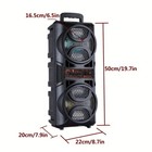 Portable Bluetooth Speaker Sub Woofer Heavy Bass Sound System Party remote