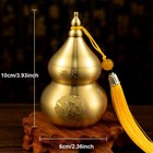 Brass Gourd Sculpture Feng Shui Wu Lou For Success Wealth Protection Home