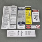  11  Louisville Ladder Label Kit Pk-fp1400hd  Iaa  375 Lb  Platform Stepladders
