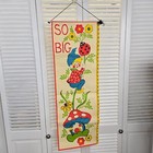 Vintage Growth Chart  So Big Height Chart  Nursery Decor  Vintage Gnome And Mush