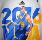 Men s Adidas Golden State Warriors Nba Stephen Curry Mvp Knockout T-shirt Sz l