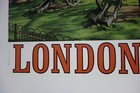 Vintage Original Poster 1968 London  720 Travel Bridge Uk