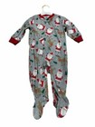 Baby Boys  2pk Striped Santa Footed Pajama - Just One You Made By Carter s 18m