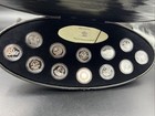 2000 Canada 12 Coin Sterling Silver Millenium Proof Quarter Set W  Box   Coa  j1