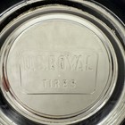 Vintage U s  Royal Tires Advertising Ashtray Glass Tire U s  Royal Master Rubber