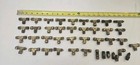 Lot 40  Brass Compression Union Tee Fittings   Misc  Pieces 1 4 